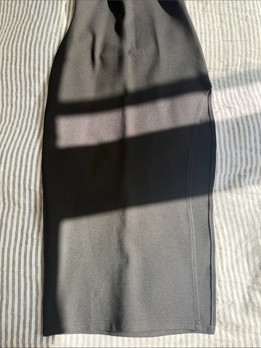 Tobi Black Halter Midi Dress